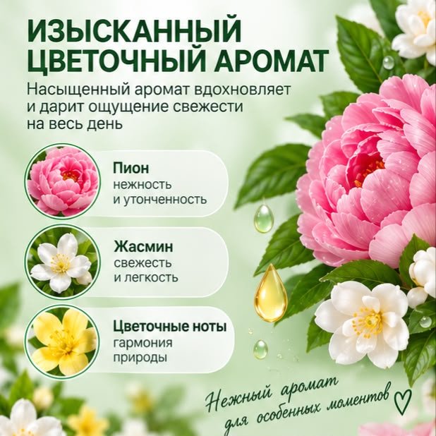 Жидкое мыло туалетное Olivia Health Care Vintage Garden Цветочный 500 мл купить,747