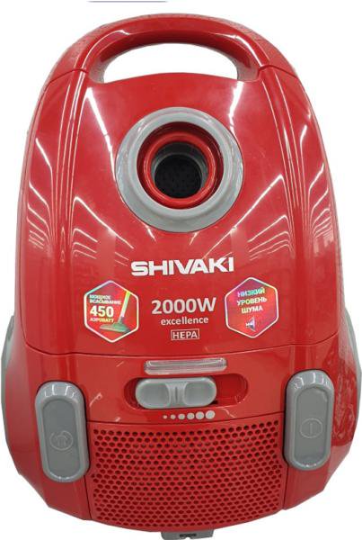 Пылесос Shivaki VCB 0120 красный купить,NaN