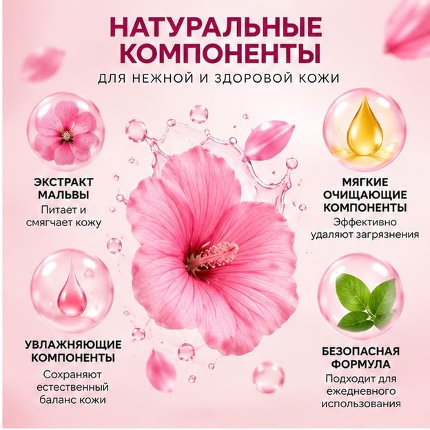 Жидкое мыло туалетное Charmelle Крем-мыло Мальва Мальва 500 мл купить,800