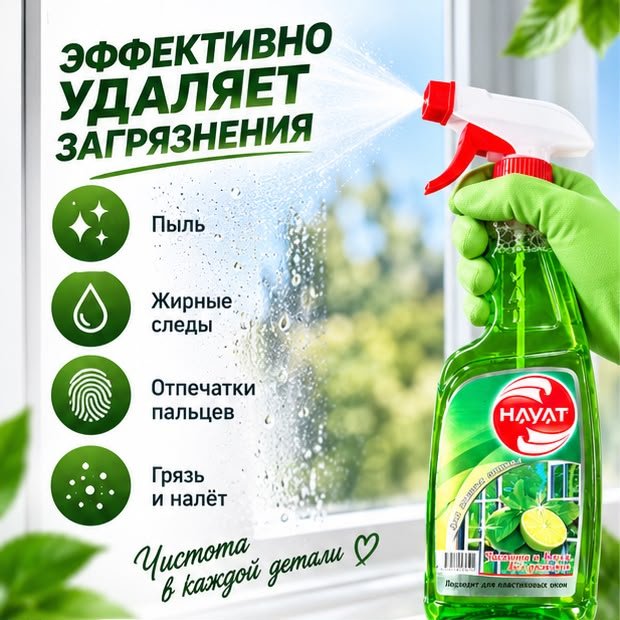 Спрей Hayat Стеклоочиститель Лайм мята 575 мл - ForteMarket Спрей Hayat Стеклоочиститель Лайм мята 575 мл купить,552