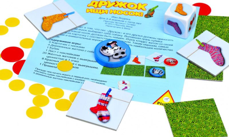 Игра настольная Piatnik Дружок ищи носок 737893 купить,NaN