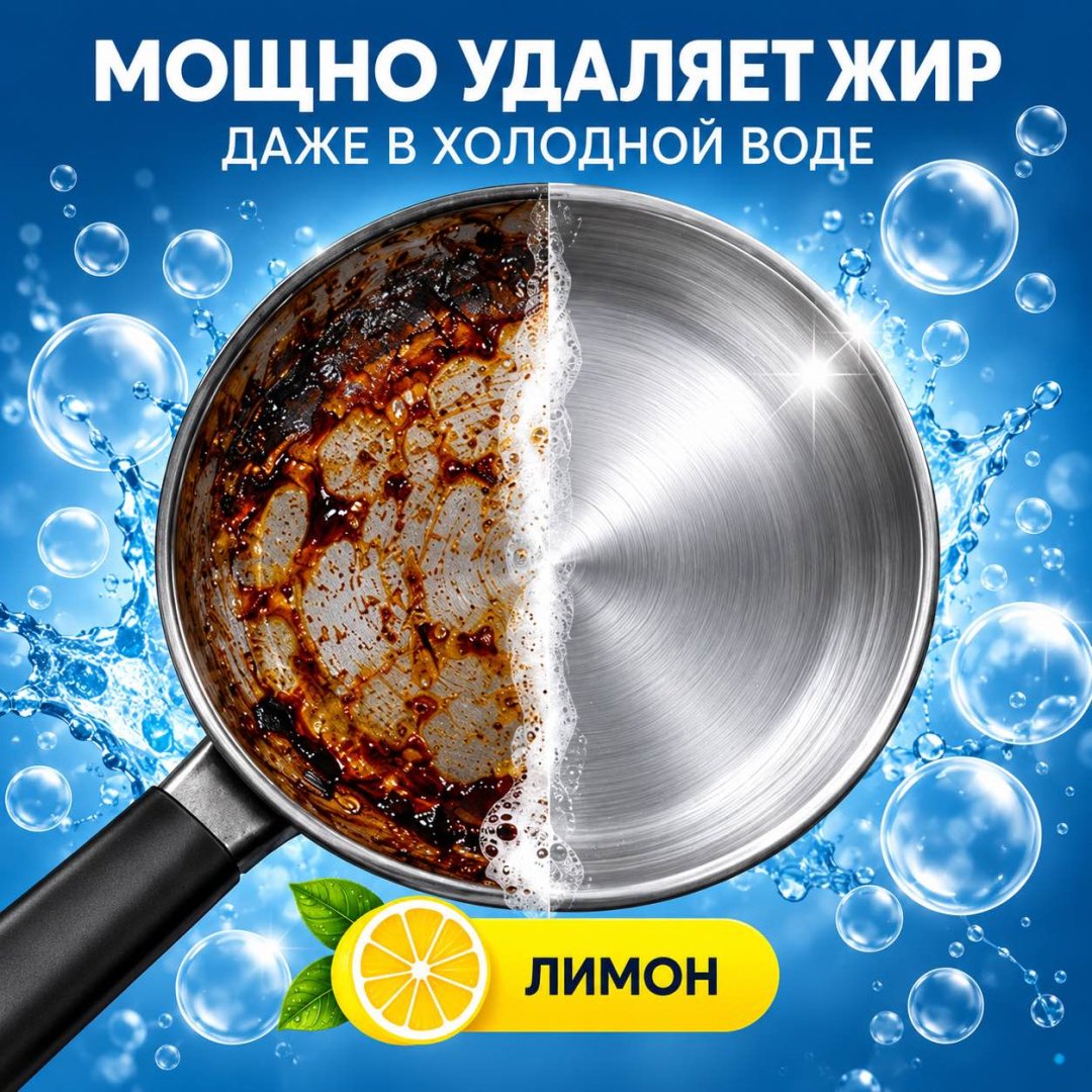 Bars жидкое гель для посуды Лимон 0.5 л купить,567