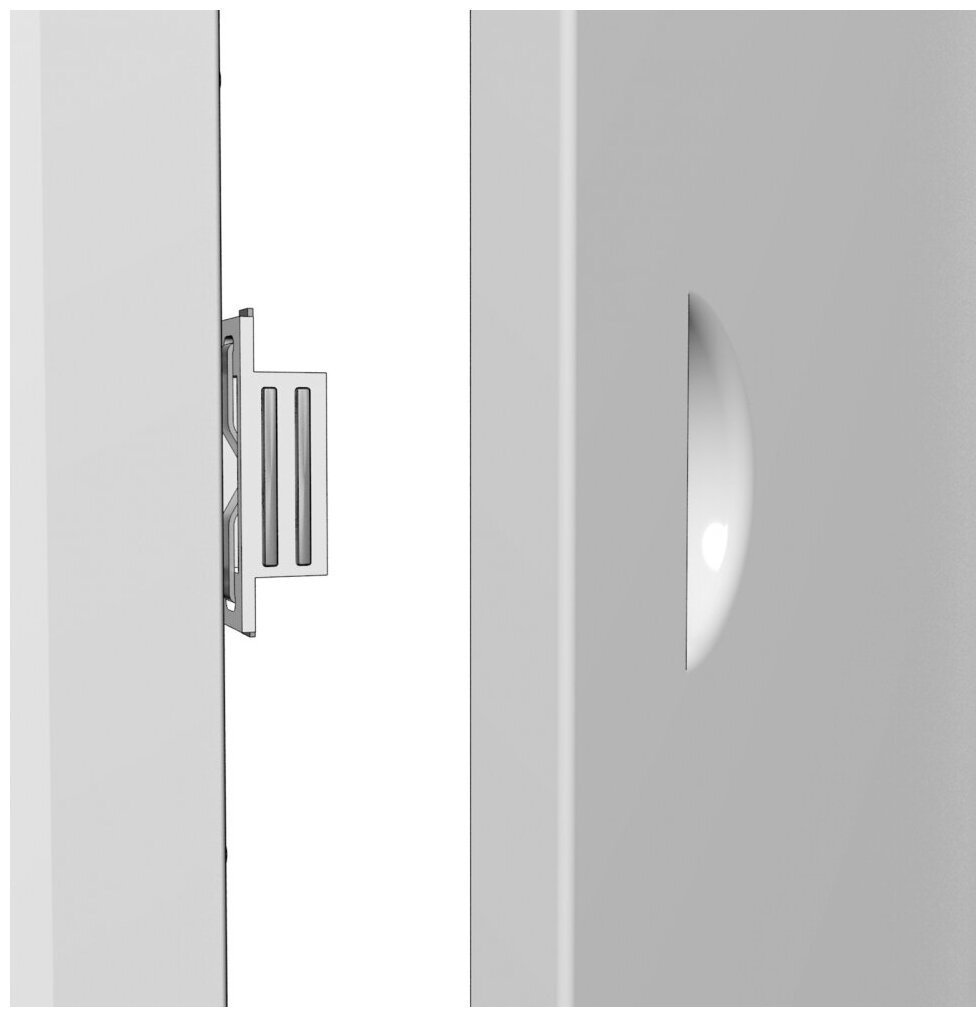 Люк ревизионный Эра санитарный настенный, 660х660 мм