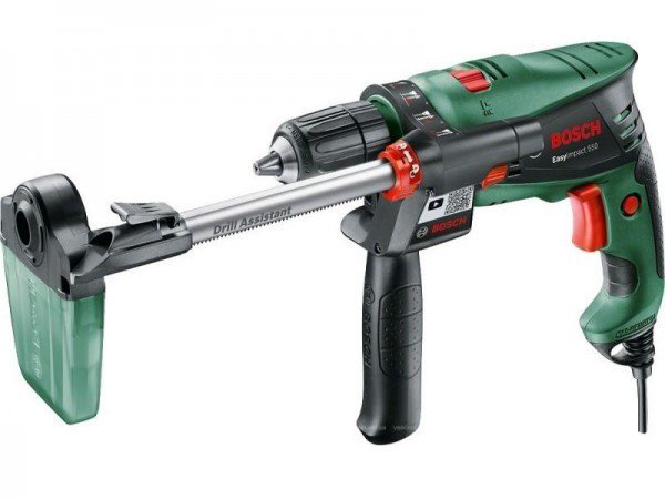 Дрель ударная Bosch EasyImpact 550 0603130021 зеленая  купить,NaN