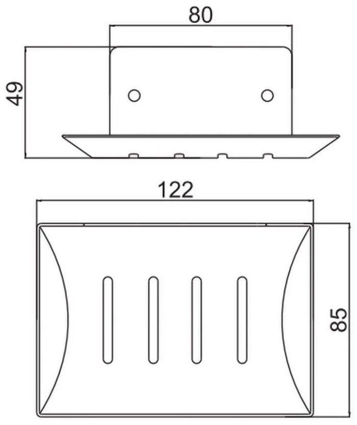 Potato мыльница P251-19 1 шт, металл купить,30200