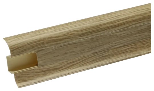 Плинтус 83410223 цвет дуб ривьера, 2500х23х55 мм купить,20600