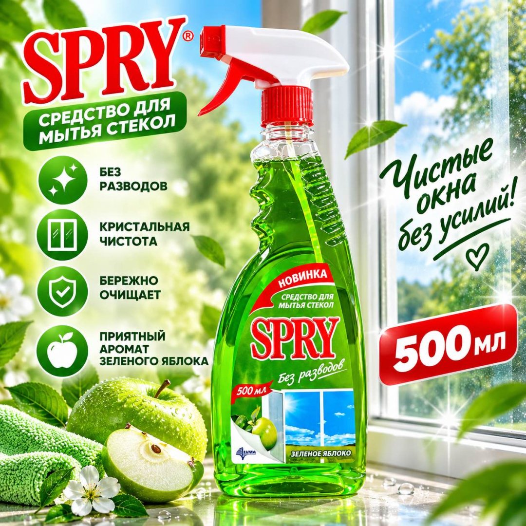Спрей SPRY яблоко 500 мл купить,600
