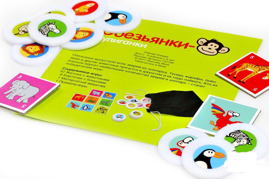 Игра настольная Piatnik Обезьянки-хулиганки 737794 купить,NaN