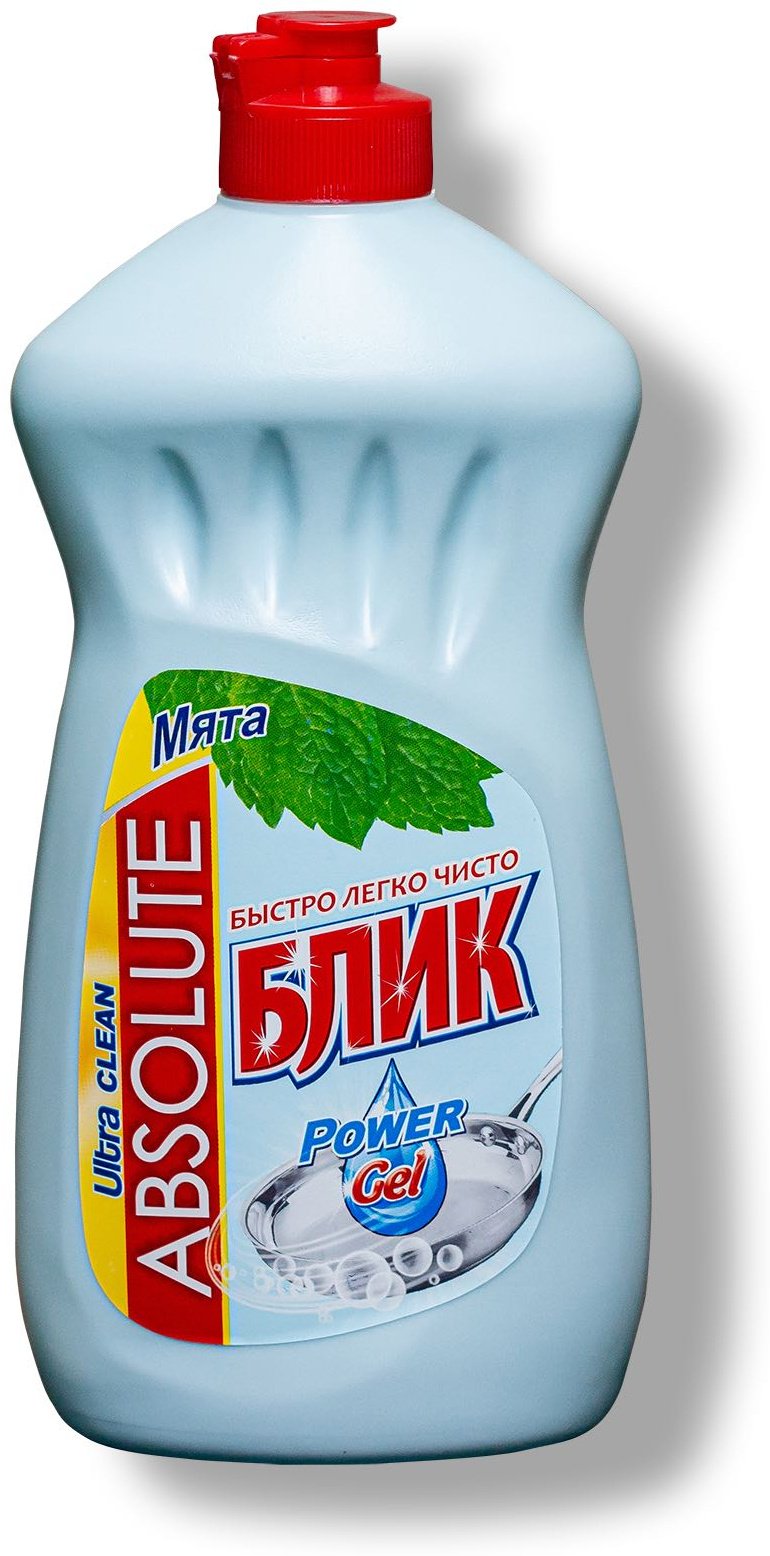 Absolut жидкое гель для посуды Блик Мята 0.5 л купить,632