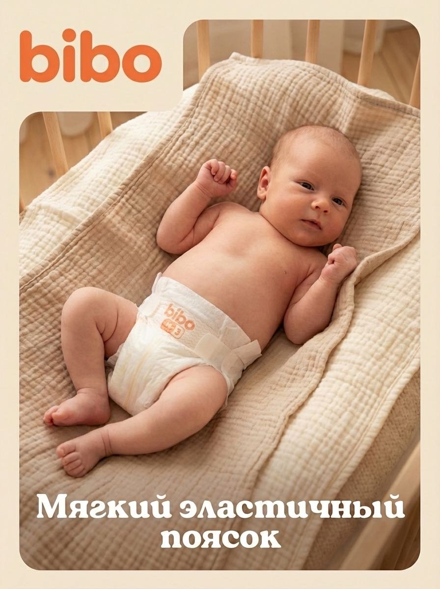 Подгузники Bibo SoftCloud XL, 5, 50 шт купить,7198