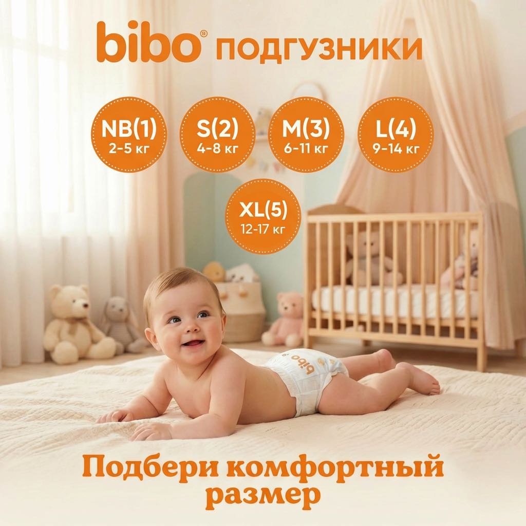 Подгузники Bibo SoftCloud NB, 1, 27 шт купить,2758