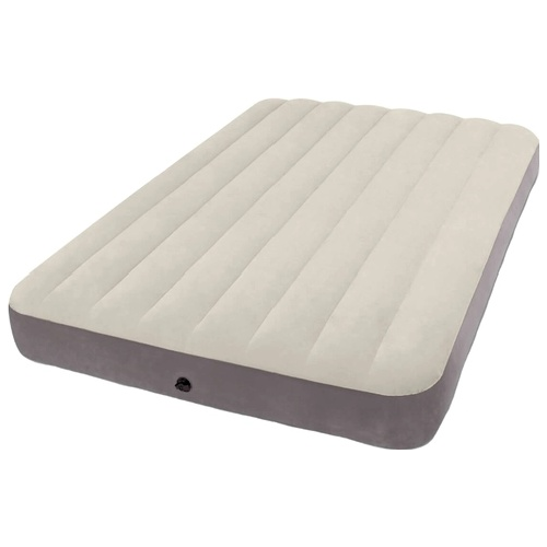 Матрас надувной Intex Dura-Beam Single-High Airbed Full 64102 grey 191х137х25 см купить,NaN