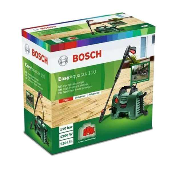 Мойка высокого давления Bosch  EasyAquatak 110 зеленая  купить,NaN