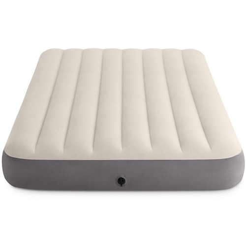 Матрас надувной Intex Dura-Beam Single-High Airbed Full 64102 grey 191х137х25 см купить,NaN