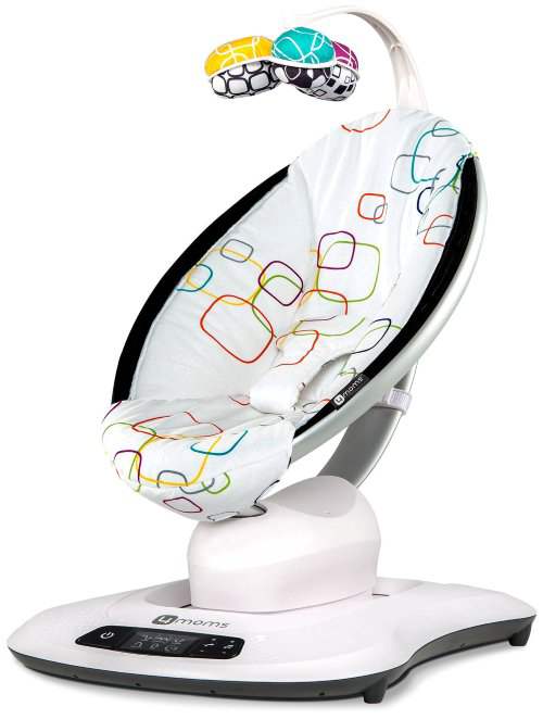 Кресло-качалка 4moms MamaRoo4 Multi Plush белое купить,NaN