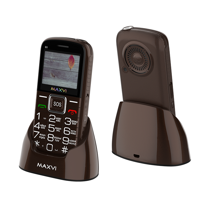 Мобильный телефон Maxvi B5 Brown купить,NaN