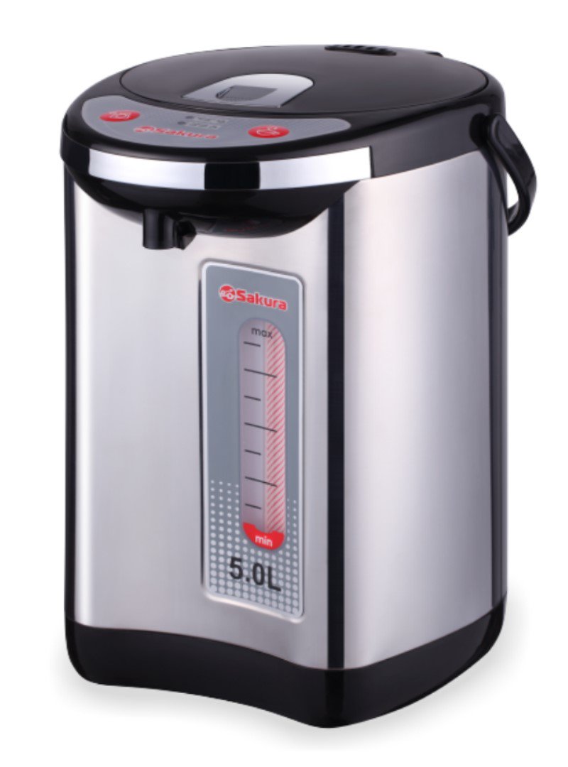 Термопот Sakura SA-315BS черно-серебристый купить,NaN
