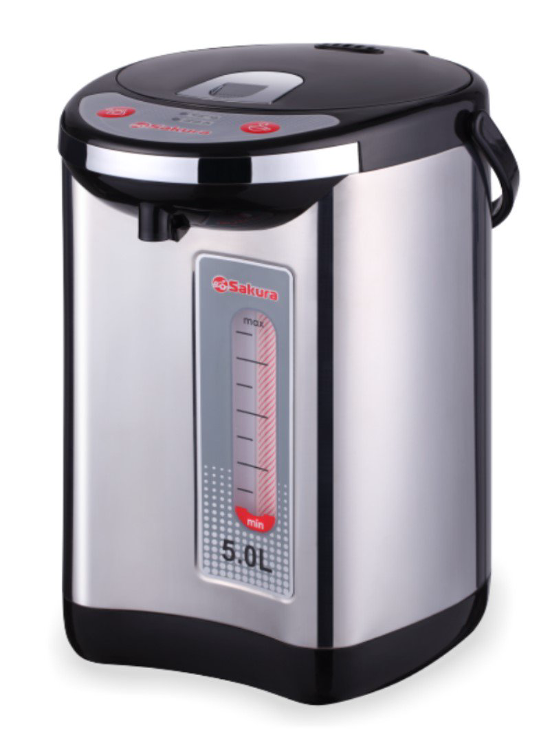 Термопот Sakura SA-315BS черно-серебристый купить,NaN
