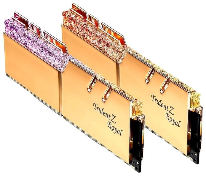 Оперативная память G.SKILL Trident Z Royal F4-3200C16D-32GTRG 32 Гб купить,NaN