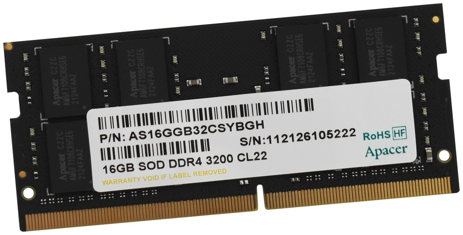 Оперативная память Apacer ES.16G21.GSH 16GB купить,NaN