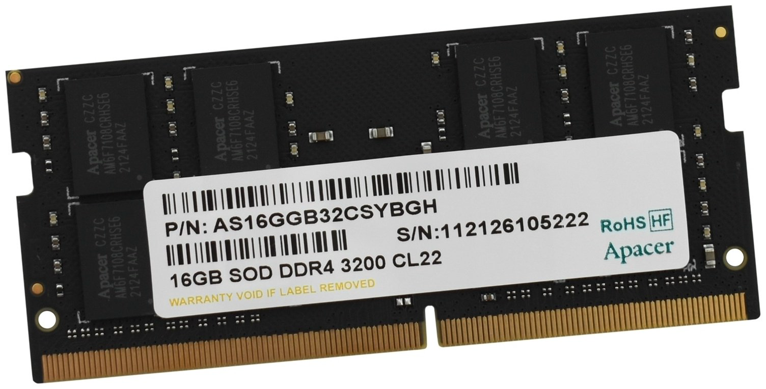 Оперативная память Apacer ES.16G21.GSH 16GB купить,NaN