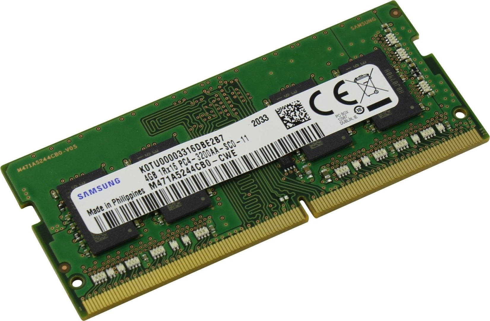 Оперативная память Samsung M471 M471A5244CB0-CWE 4GB купить,NaN