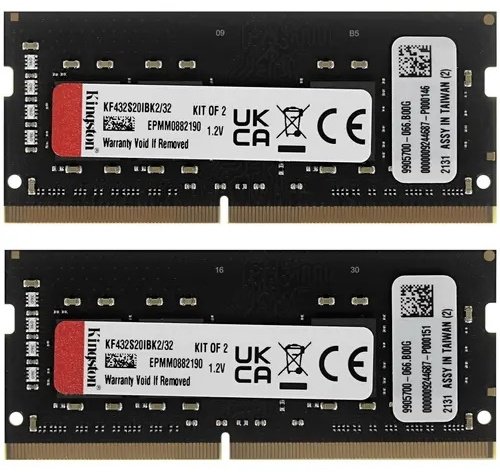 Оперативная память Kingston KF432S20IBK2/32 32 Гб