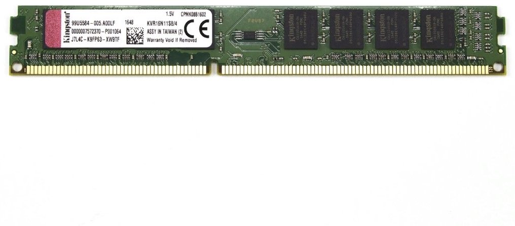 Оперативная память Kingston KVR16N11S8/4 4Gb