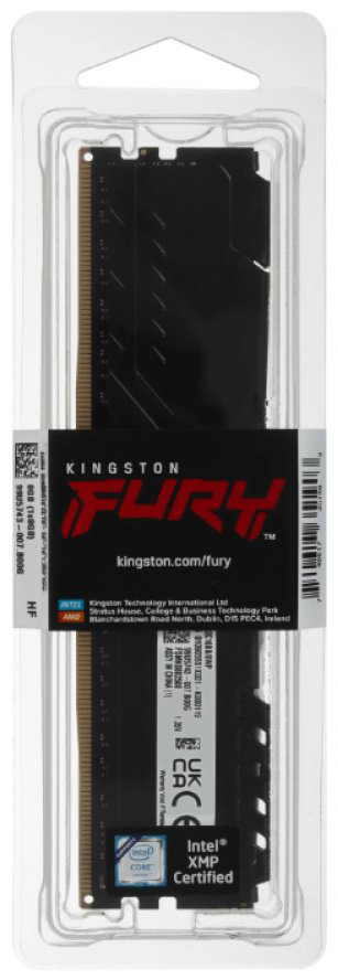 Оперативная память Kingston FURY Beast Black (KF432C16BB/8WP) 8 Гб купить,51390