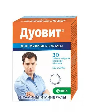 KRKA d.d. Дуовит таб д/мужчин № 30 таблетки