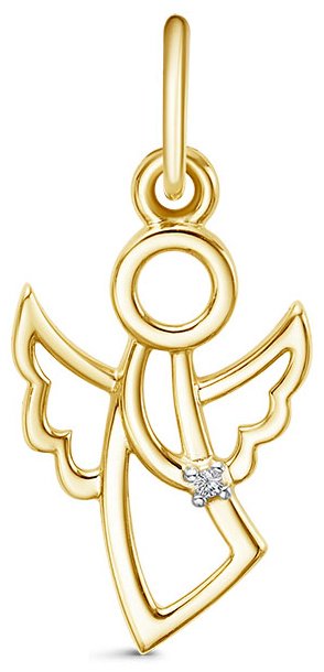 Подвеска IMPERIAL П3902-0320 вес 0.45 г золото, бриллиант купить,76900