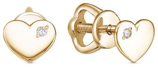 Пусеты IMPERIAL С02162-320 вес 1.25 г золото, бриллиант - ForteMarket Пусеты IMPERIAL С02162-320 вес 1.25 г золото, бриллиант купить,214995