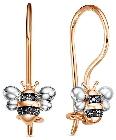 Серьги IMPERIAL С2903-105 вес 0.87 г золото, бриллиант купить,149625