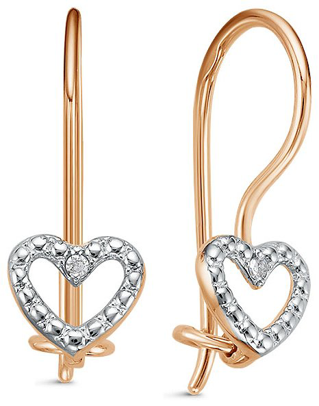 Серьги IMPERIAL С2900-320 вес 0.82 г золото, бриллиант купить,141550