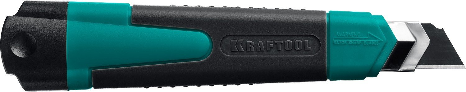Канцелярский нож Kraftool KRAFTOOL 18 мм, нож с сегментированным лезвием мультиколор