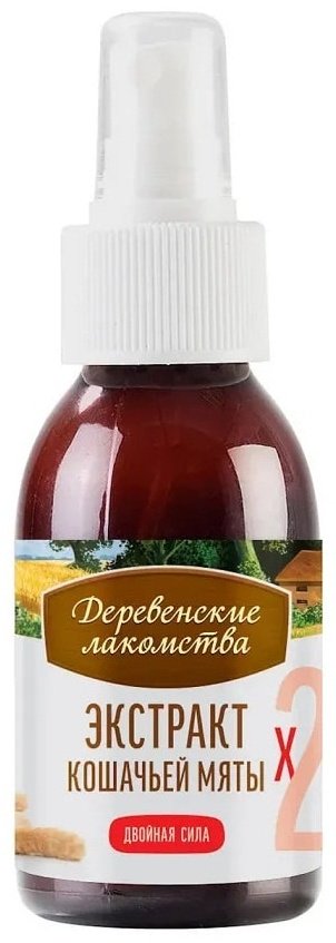 Лакомство Деревенские лакомства Экстракт кошачьей мяты 100 г 1 шт
