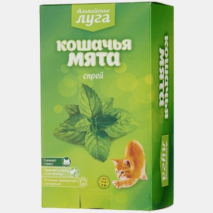 Лакомство Альпийские луга Спрей Кошачья Мята 100 г 1 шт