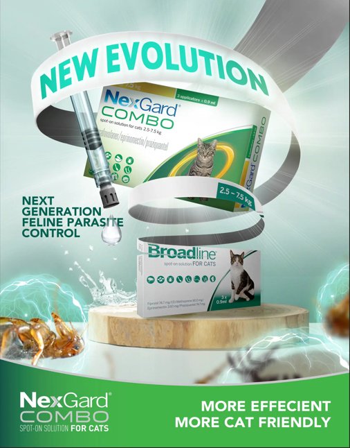Средство Boehringer Ingelheim NexGard COMBO S для кошек до 2.5 кг шприц-дозатор 3*0,3 мл