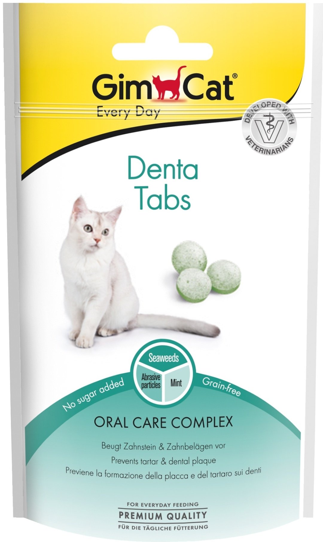 Лакомство GimCat таблетки мята 40 г 1 шт
