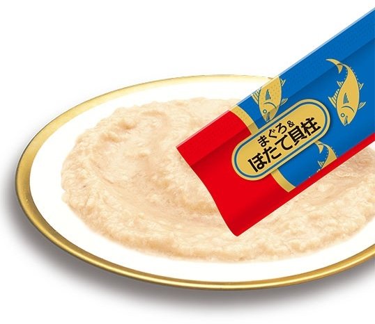 Лакомство INABA пюре тунец, морской гребешок 56 г 1 шт