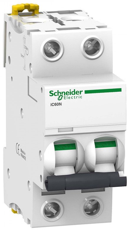Schneider Electric автоматический выключатель 2P 16 A, 6 кА, 400 В