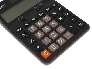 Калькулятор Casio DX-12B-W-EC черный