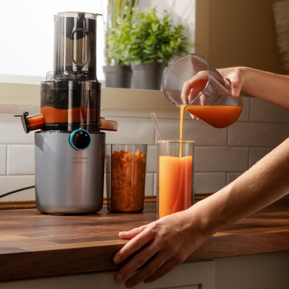 Соковыжималка Cecotec JuiceLive 1500 Slim серый