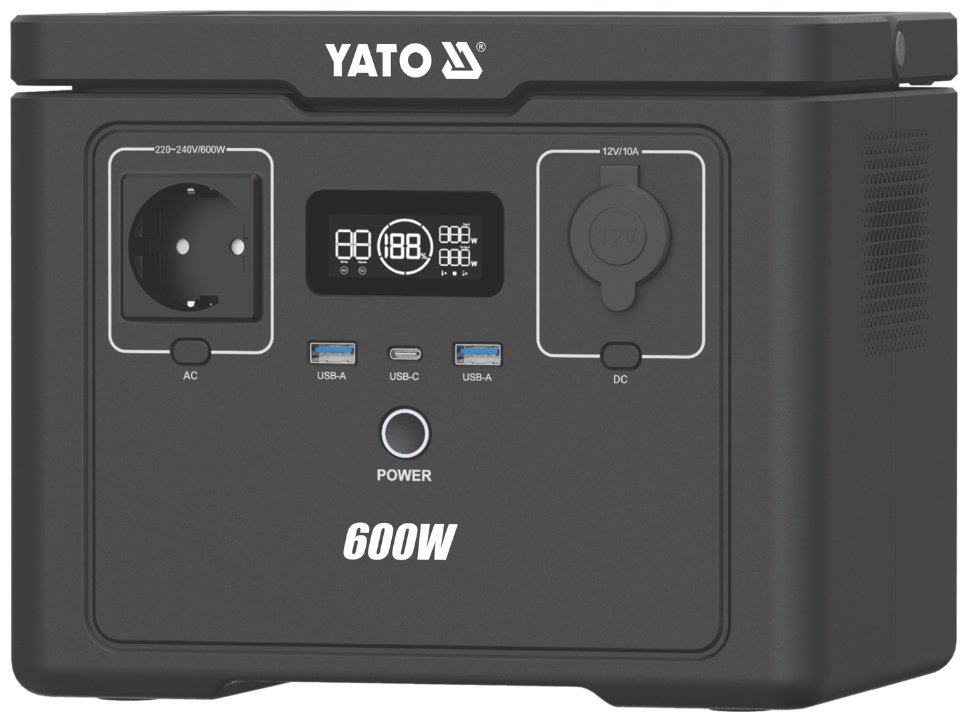 Портативное зарядное устройство YATO YT-83088 40000 мАч