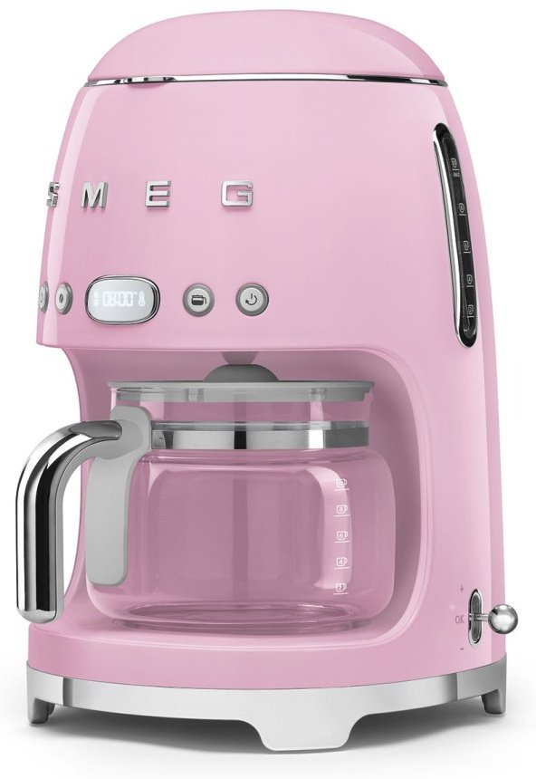 Кофеварка Smeg DCF02PKEU розовый
