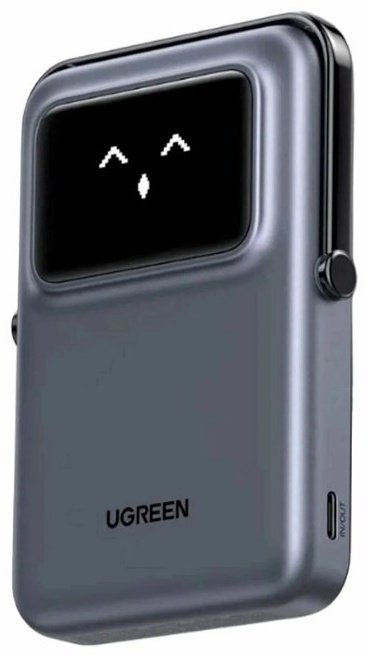 Внешний аккумулятор Ugreen PB764 (45329) 10000 мАч 20 Вт серый