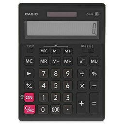 Калькулятор Casio GR-16-W-EP черный