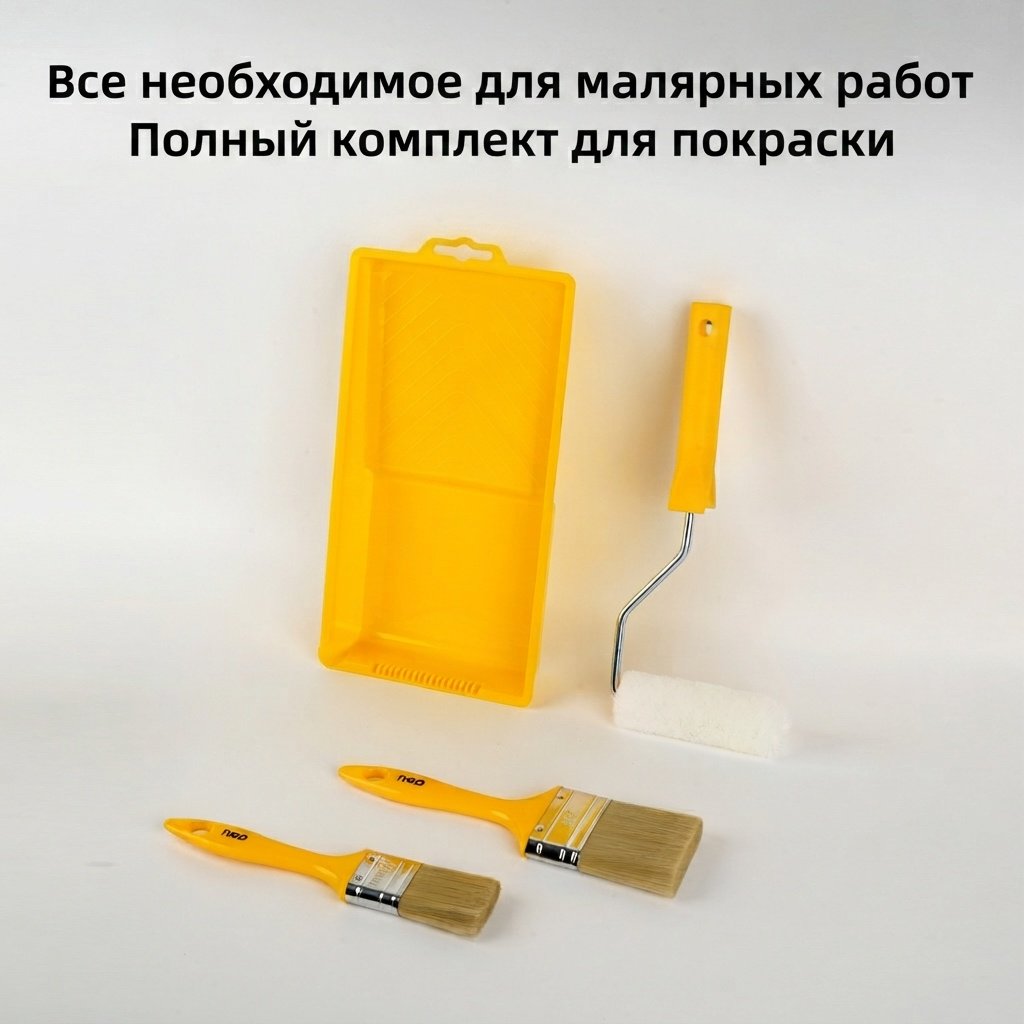 Валик/ванночка/кисти DELI DL509705 1 шт