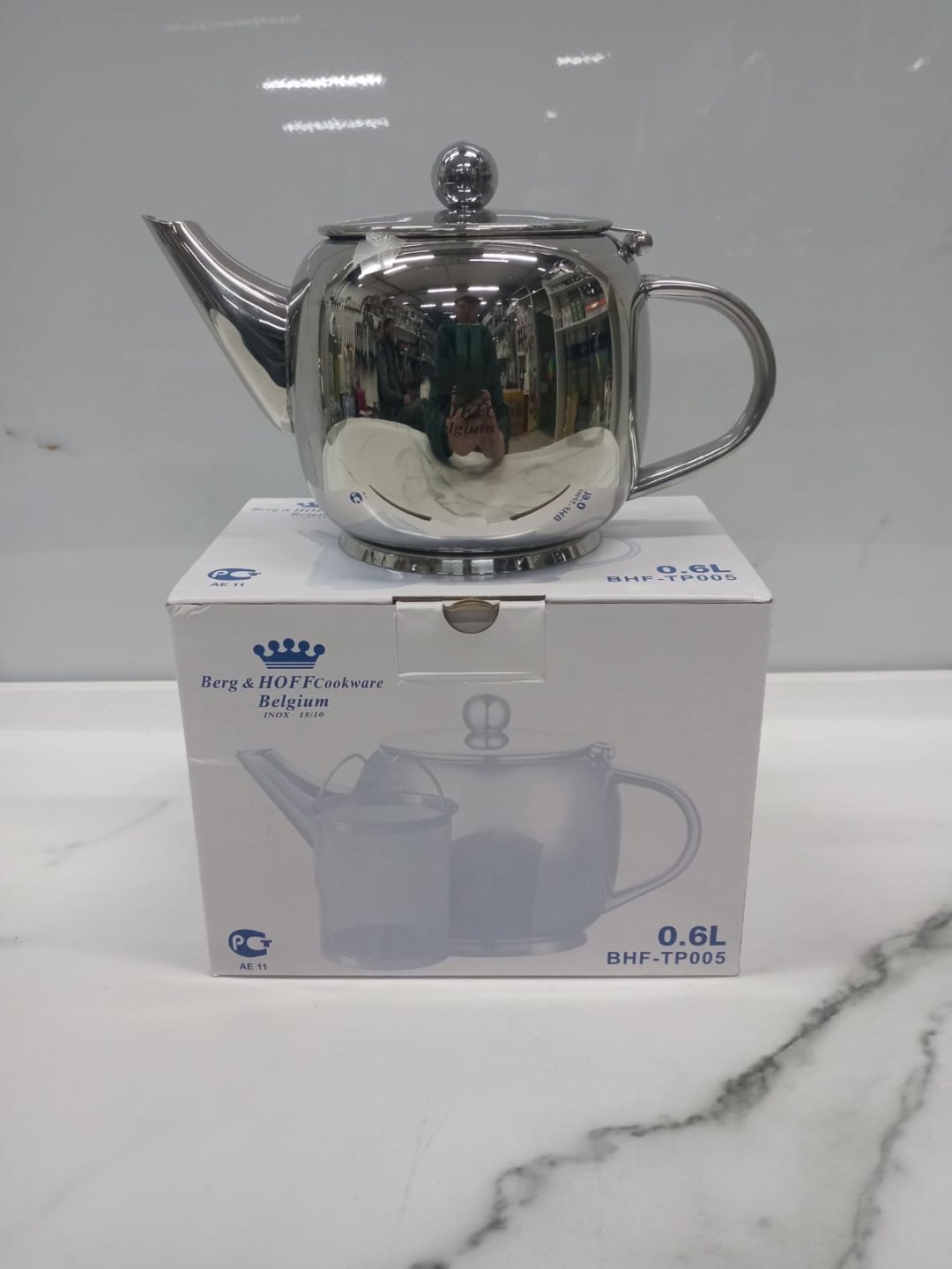 Чайник Berghome ТР-005 ТР-005 0.6 л, нержавеющая сталь