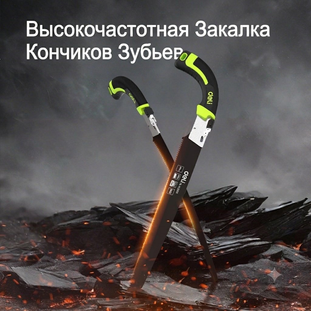 DELI садовая ножовка DL-YL2203 зеленый